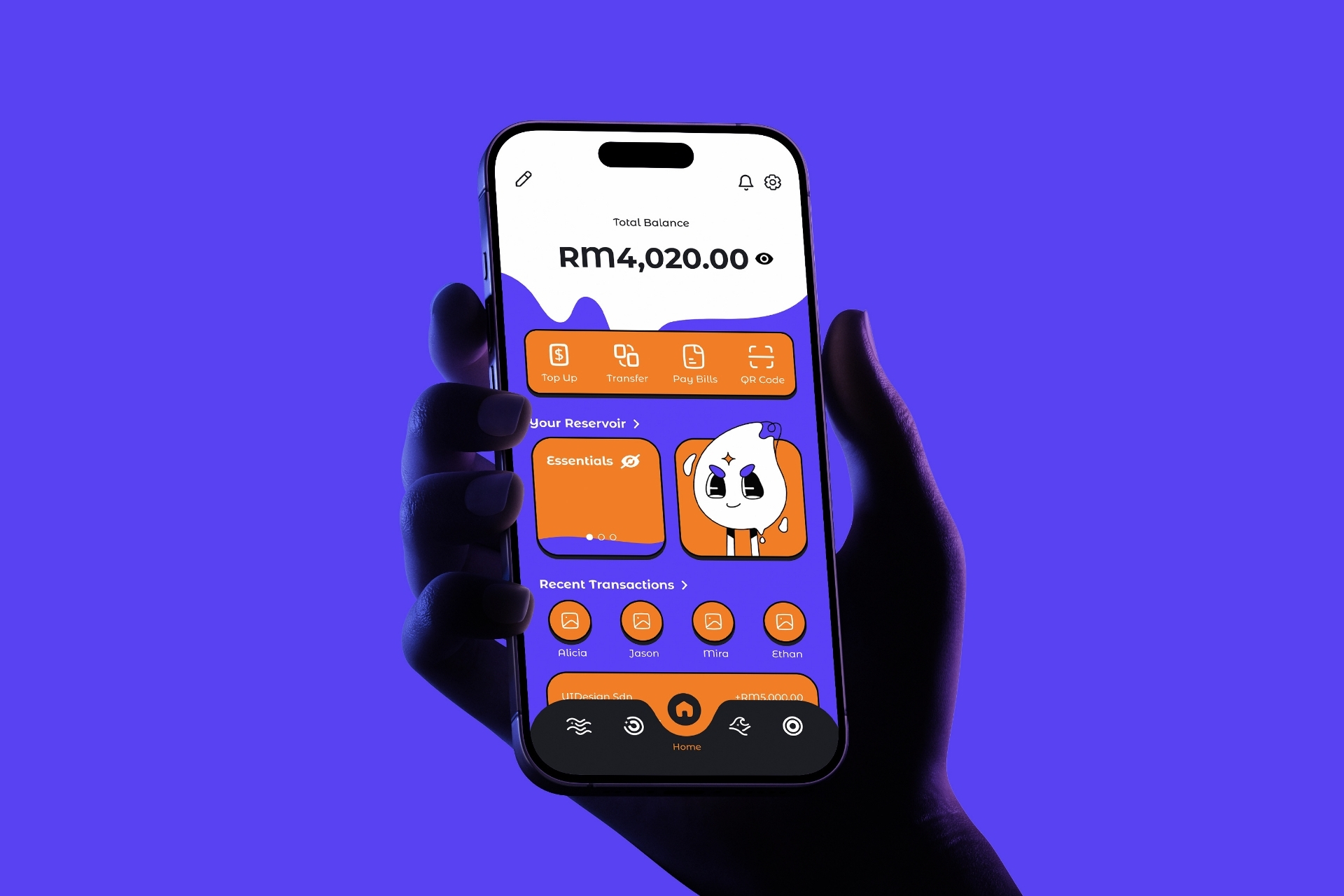 FlowMorr app project preview